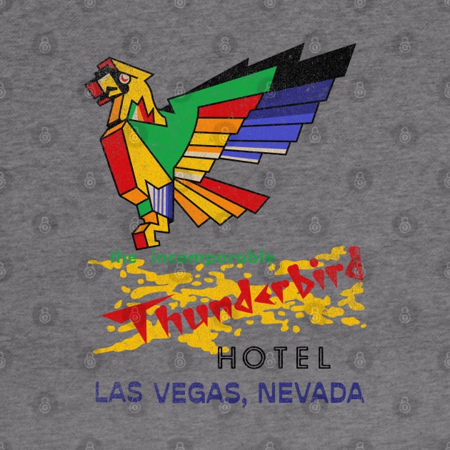 Retro Vintage Thunderbird Casino and Hotel Las Vegas by StudioPM71